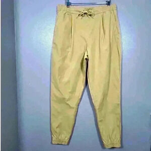 NORTH FACE Pants Tan Beige Khaki Hiking Joggers High Waist Relaxed Women Large